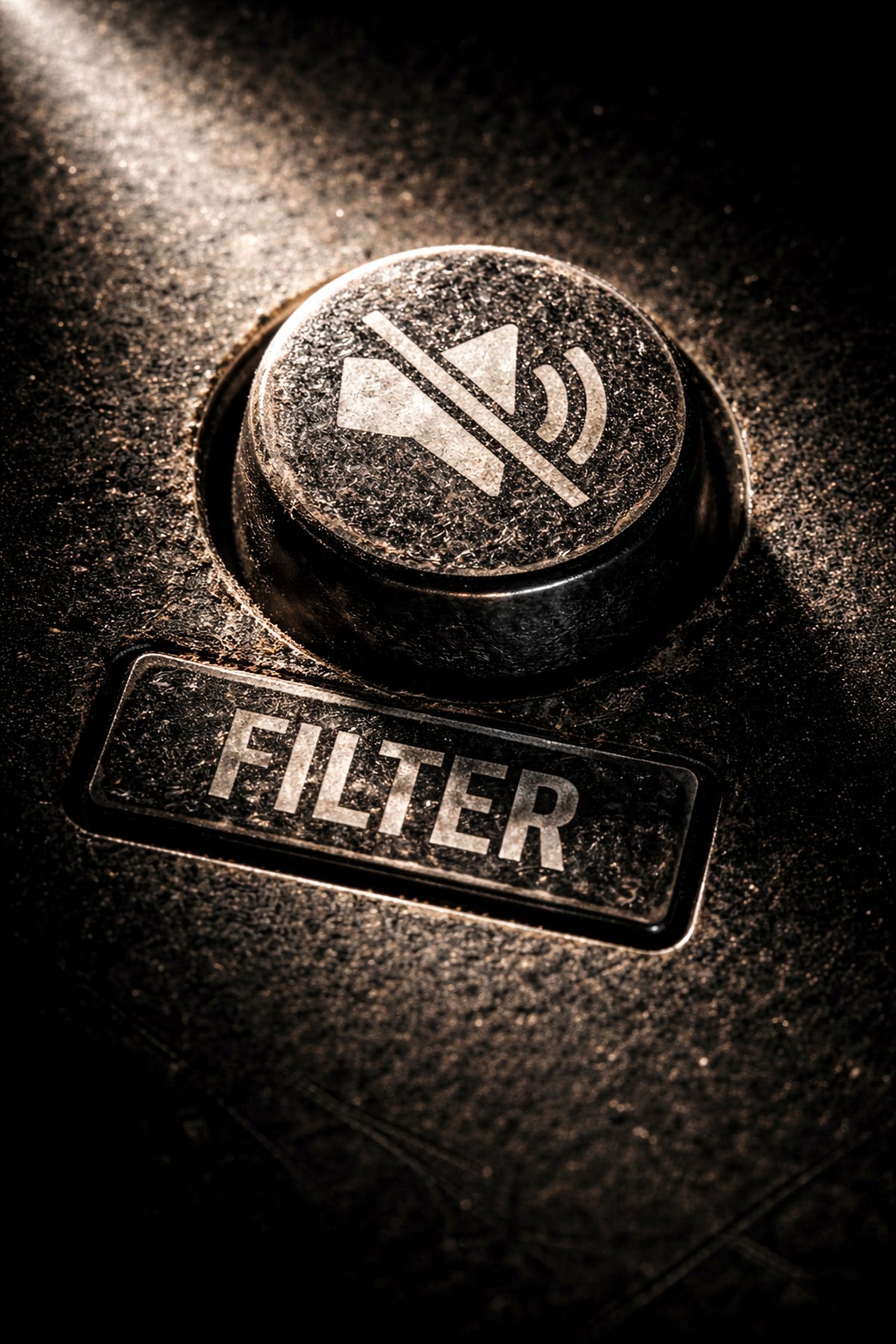 Picture of a button marked Filter