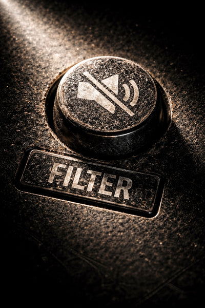 Picture of a button marked Filter