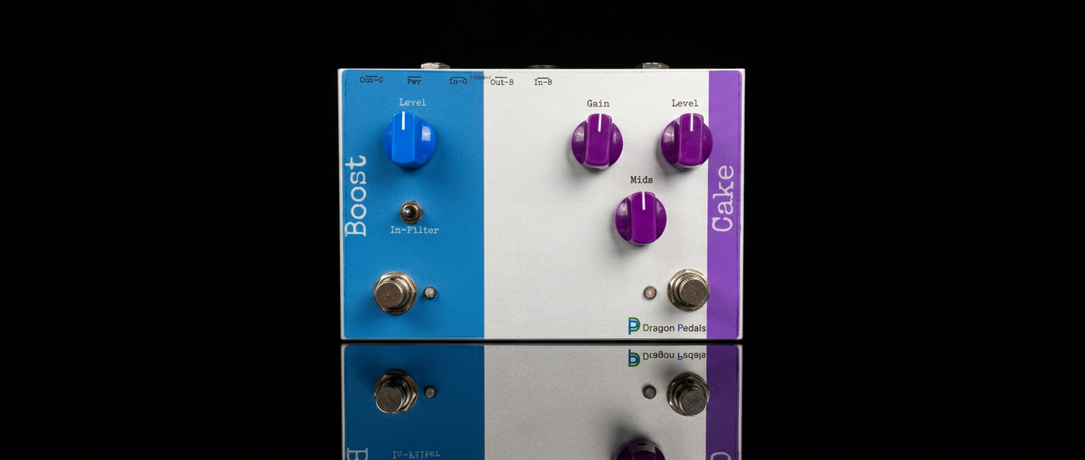 Boost Cake boutique guitar pedal - Dragon Pedals