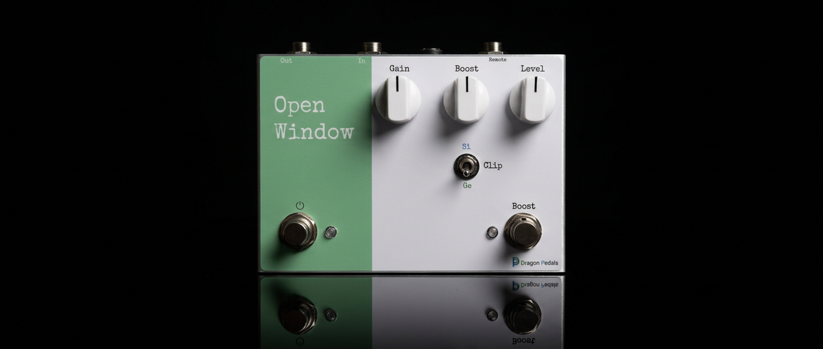 Open Window Transparent Overdrive boutique guitar pedal - Dragon Pedals