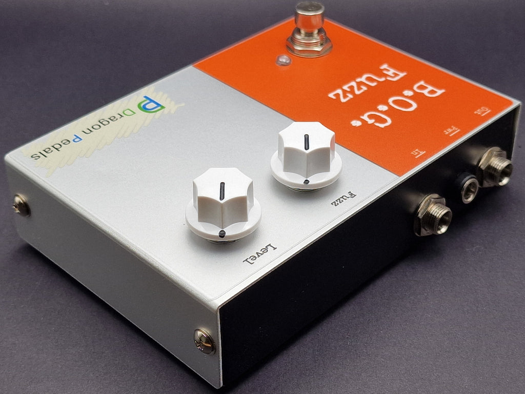 Dragon Pedals, guitar effects pedal, B.O.G. Fuzz, BOG Fuzz, fuzz pedal, fuzz pedals, boutique fuzz pedal, boutique fuzz pedals