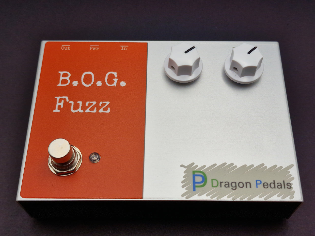 Dragon Pedals, guitar effects pedal, B.O.G. Fuzz, BOG Fuzz, fuzz pedal, fuzz pedals, boutique fuzz pedal, boutique fuzz pedals