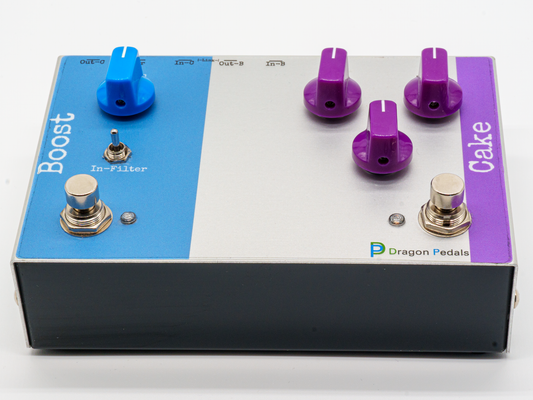 Image of a Guitar Effects Pedal  on a table