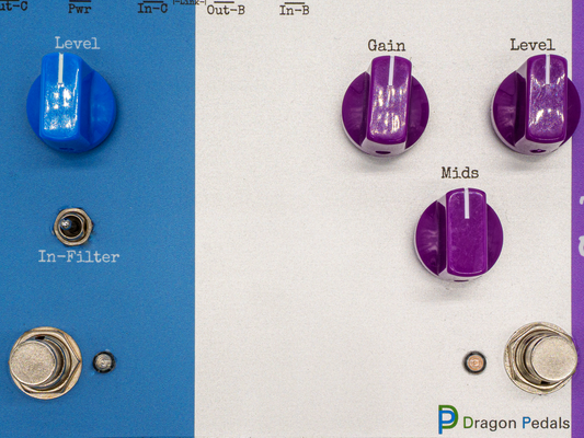 Image of a Guitar Effects Pedal  on a table